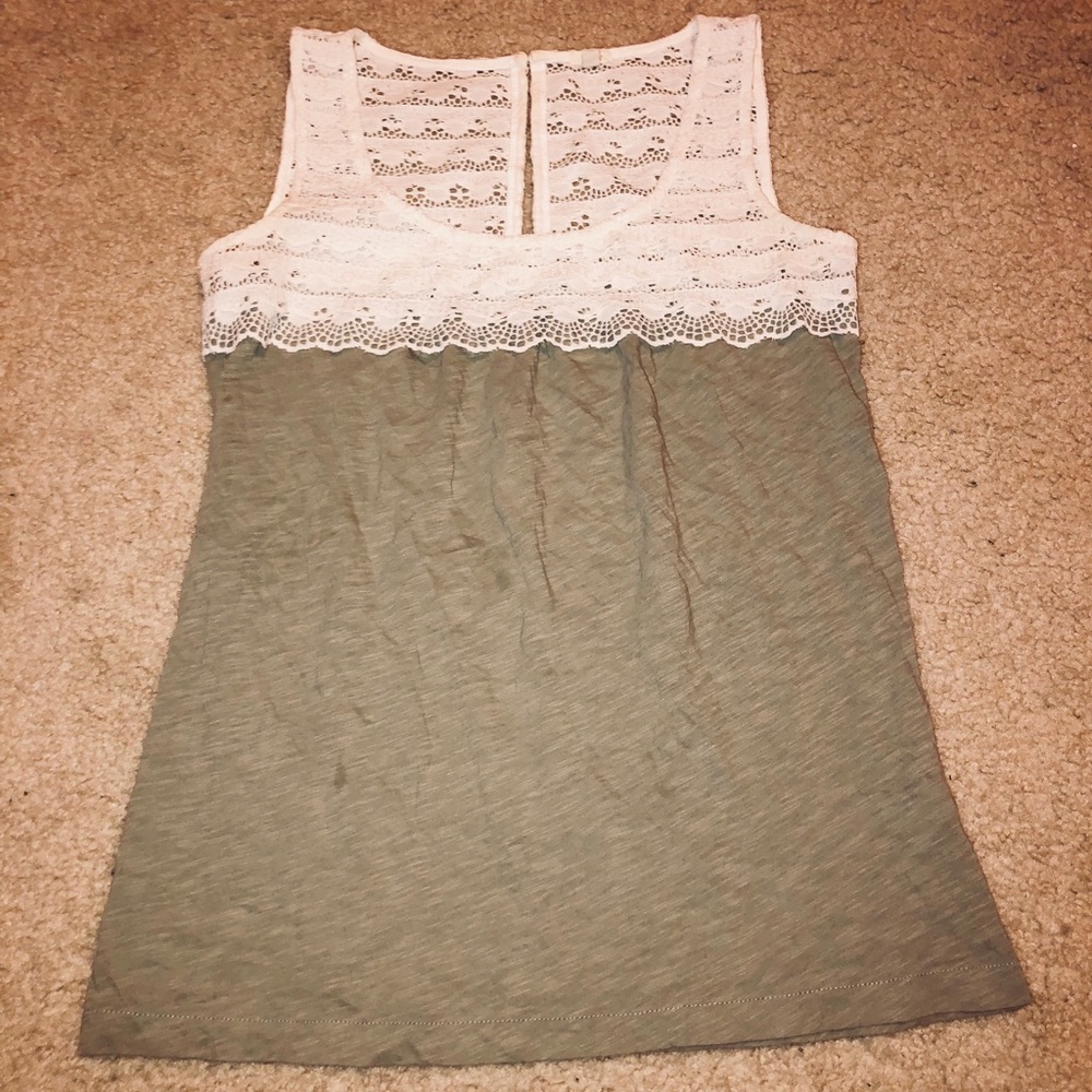 J Crew Crochet Lace Tank Top in size XS